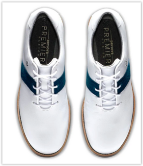 Footjoy Dryjoys Premiere Series Wit Navy Ladies 38