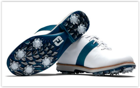 Footjoy Dryjoys Premiere Series Wit Navy Ladies 38