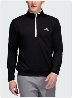 Adidas Lightweight Quater Zipp Sweater Black