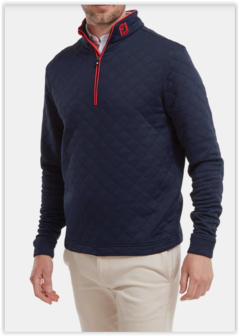 Footjoy Diamond Jacquard Chill Out Navy Red