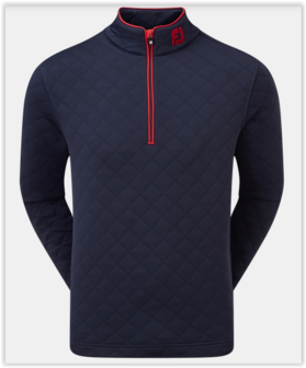 Footjoy Diamond Jacquard Chill Out Navy Red