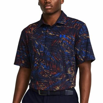 Under Armour Playoff Golfpolo 3.0 Printed- Polo-Blu-Color