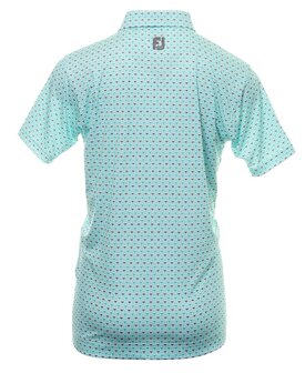 Golf Polo Men&#039;s Footjoy Half Moon Geo Print