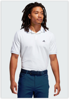 Adidas Go-To Polo White Navy