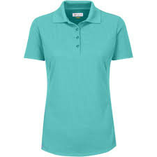 Greg Norman Pro Tek Pique Ladies Polo Seaglass