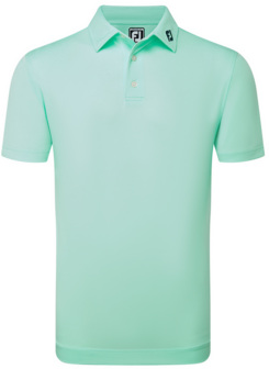 Footjoy Stretch Pique Heren Polo Shirt Sea Glass