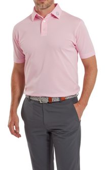 Footjoy Stretch Pique Heren Polo Shirt Roze