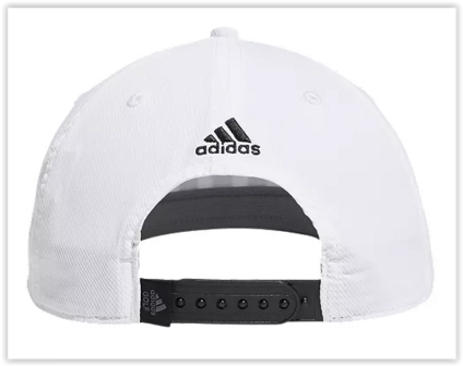 Golf Cap Adidas 3 Stripes Wit