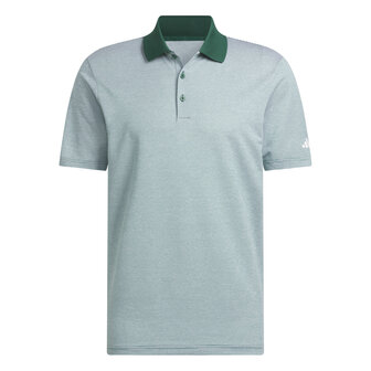 Heren Golfpolo Adidas Ottoman Groen Wit