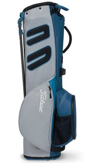 Titleist Players 4 Carbon Standbag Gray Lagoon Reef Blue