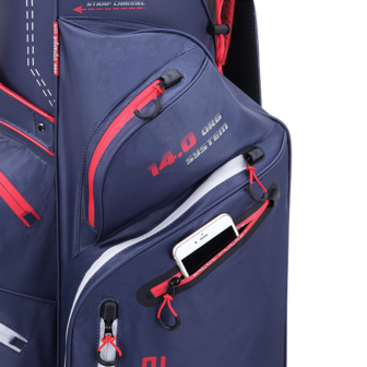 Cartbag Big Max Silencio 2 Dri Lite Navy Silver Red