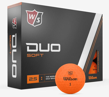 Golfballen Wilson Staff Duo Soft 2.5 Oranje 2023