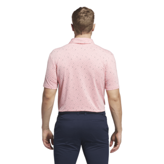 Adidas ULT365 All Over Print Heren Golfpolo Roze 