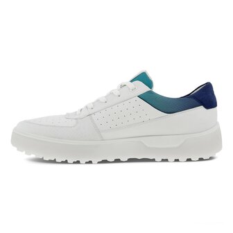 Golfschoenen Ecco M Golf Tray Wit Blauw