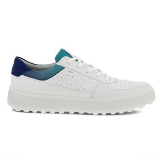 Golfschoenen Ecco M Golf Tray Wit Blauw