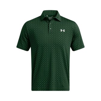 Under Armour Playoff Golfpolo 3.0 Printed-Forest Green