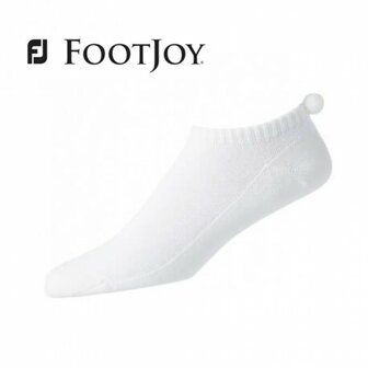 Footjoy Dames Golfsokken Pompom White 37-40