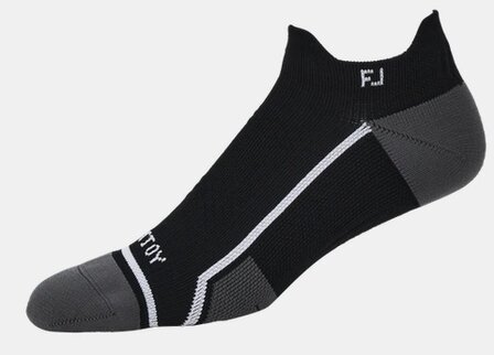 Footjoy Heren Golfsokken Tech D.R.Y. Roll Tab Zwart