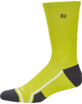 Footjoy Heren Golfsokken Tech D.R.Y. Crew Lime