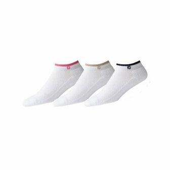 Footjoy ComfortSof 3 paar dames golfsokken