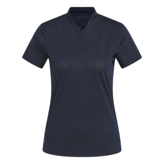 Adidas W Jacquard Mouwloze Dames Polo Navy