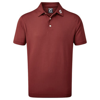 Footjoy Stretch Pique Polo Shirt Bordeaux