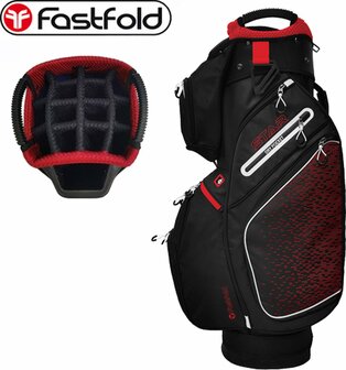 Fastfold Star Cartbag Zwart Rood