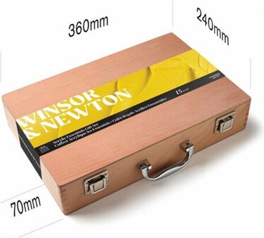 Winsor&amp;Newton Acrylic Woodbox Verfset 8x60ML