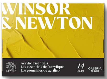 Winsor&amp;Newton Acrrylic Essentails 14-delige set