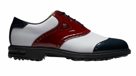 Footjoy Dryjoys Premiere Series Wilcox Wit Bruin Navy