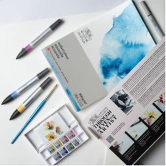 Winsor&amp;Newton Mixed Media Set-Aquarel 7-Delig