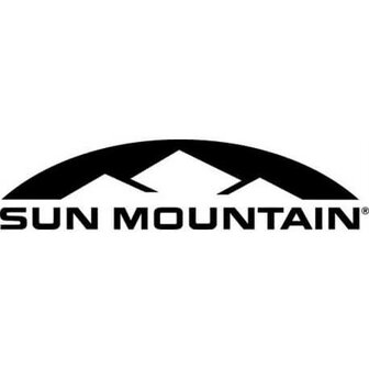 Sun Mountain H2NO Dual Canopy Golf Paraplu Rood Grijs