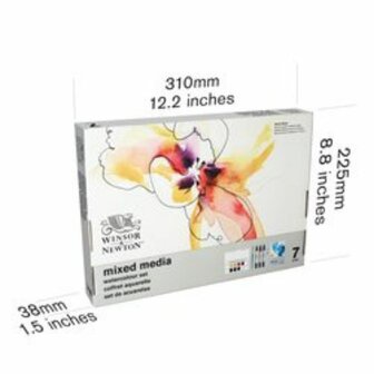 Winsor&amp;Newton Mixed Media Set-Aquarel 7-Delig