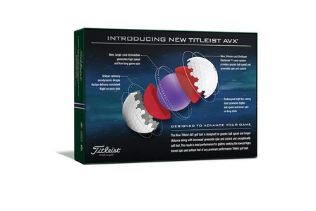 Titleist AVX Golfballen Geel 2022