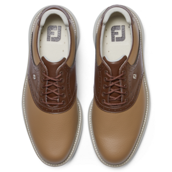 Golfschoenen Footjoy Traditions Beige Bruin