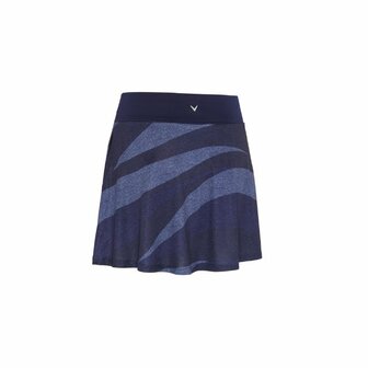 Callaway Gradient Wave Print 17&Prime; Flounce Golf Skort