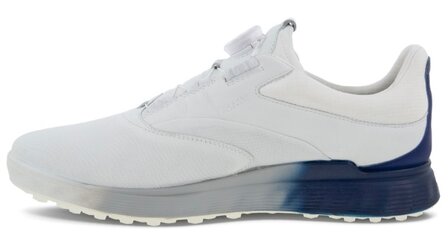 Golfschoenen Heren Ecco M Golf S-Three BOA White Blue