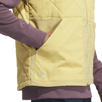  Adidas golfbodywarmer Heren Geel