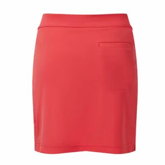 Footjoy Dames Skort Gingham Trim Rood