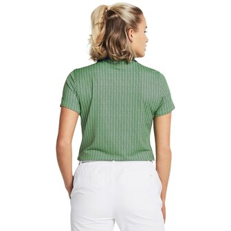 Dames Golfpolo Under Armour Playoff Ace Polo-Matrix Green Navy