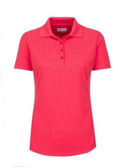 Greg Norman Pro Tek Pique Damen Polo Fuchsia