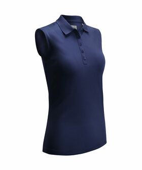 Mouwloos Dames Callaway Polo Shirt Knit Navy