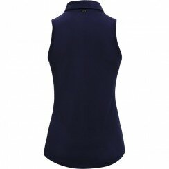 Under Armour Zinger Sleeveless Polo Navy