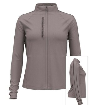 Dames Midlayer Under Armour FZ Tetra Gray