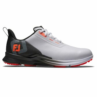 Footjoy Heren Golfschoenen Fuel Zwart Wit Oranje