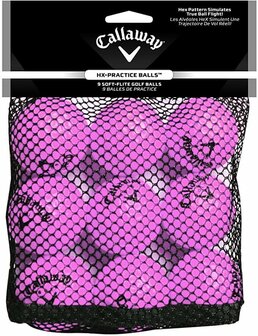 Callaway Soft Flight Pink indoor golfballs