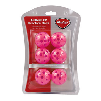 Masters Airflow XP Practice Balls Pink