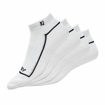 Footjoy ProDry Sportlet Dames Golfsokken Wit 36.5-40.5