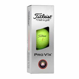 Titleist Golfballen ProV1X Geel 2025