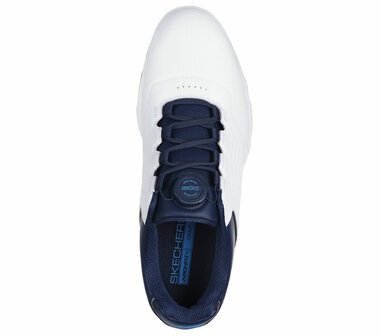 Skechers Go Golf Pro 6 SL Twist  Wit Charcoal Heren Golfschoenen